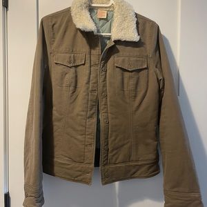 Comfy corduroy jacket with quilted lining